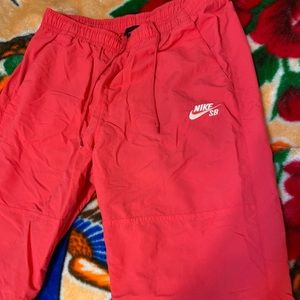 Pink Nike Parachute Pants Men
